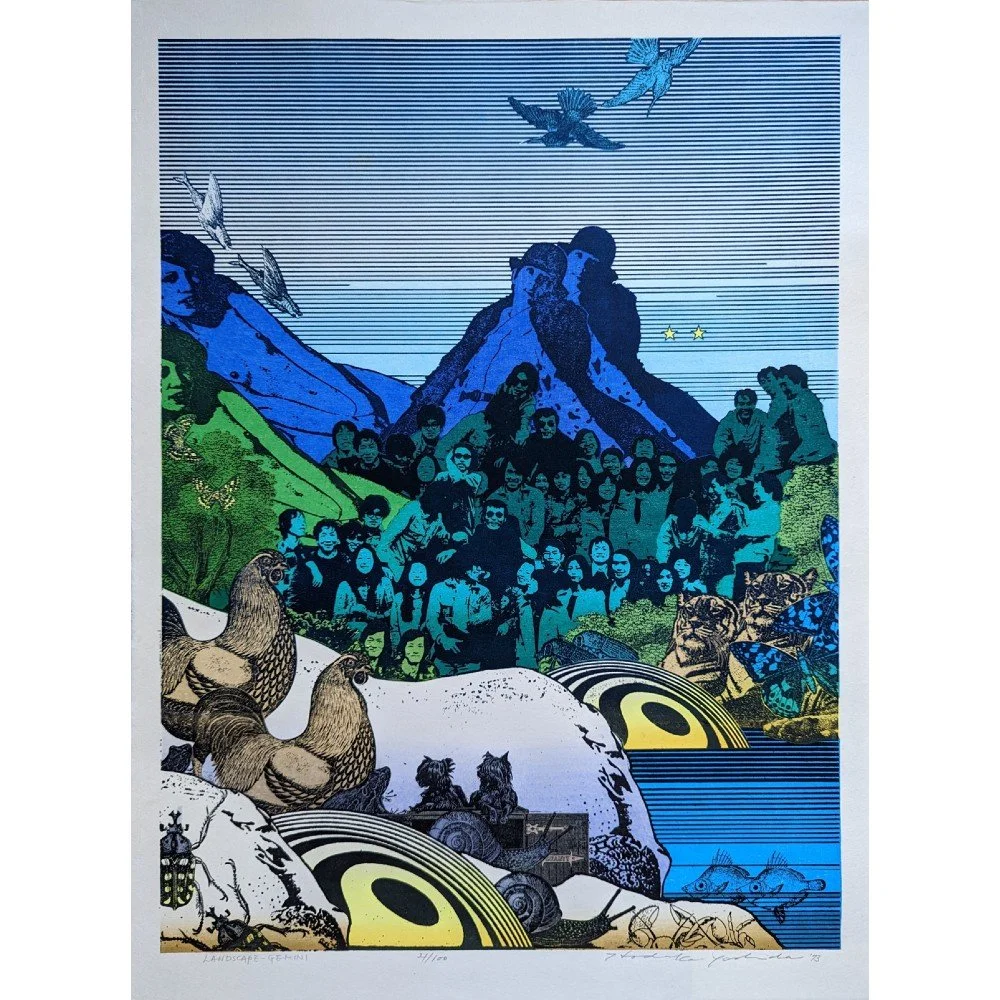 絵画 hodakadake0603 Hodaka Yoshida - 星座風景より- 魚座 (LANDSCAPE - PISCES